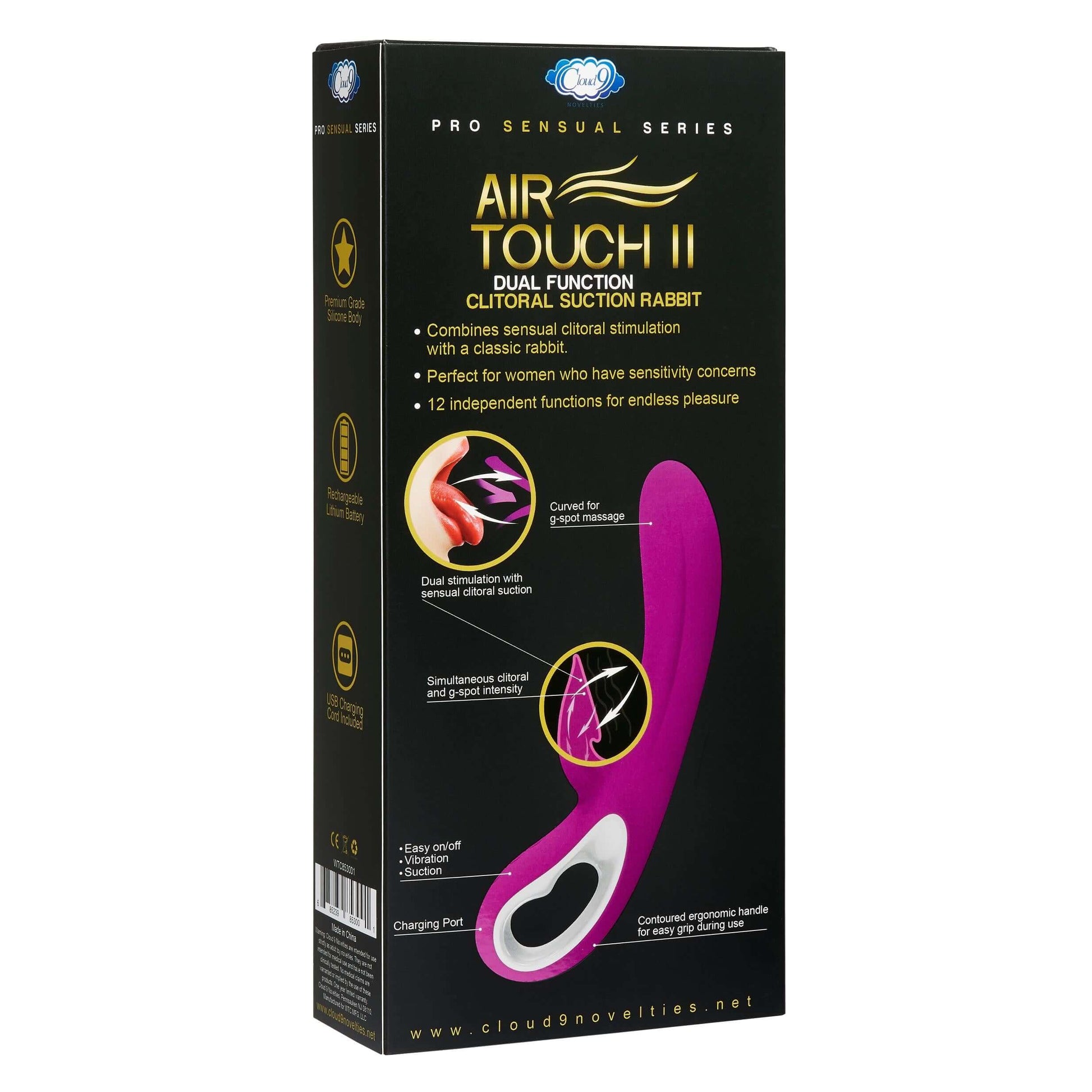 Air Touch 2 - Purple | 685239853001 | Available at EroticWarehouse.com