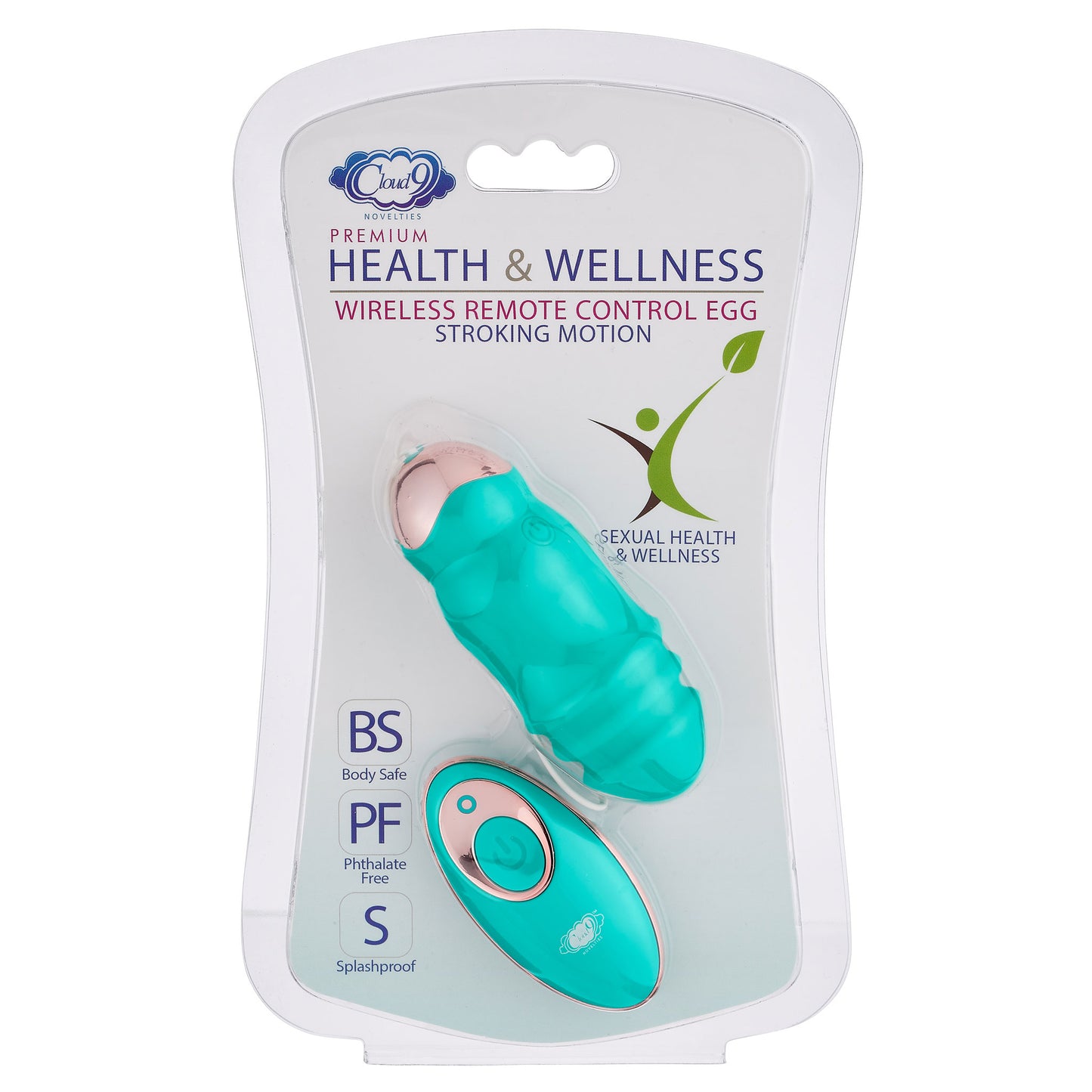 Health and Wellness Wireless Remote Control Egg - Stroking Motion | 850013016334 | Available at EroticWarehouse.com