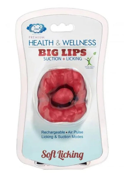 Big Lips Suction and Licking - Red | 850047085092 | Available at EroticWarehouse.com