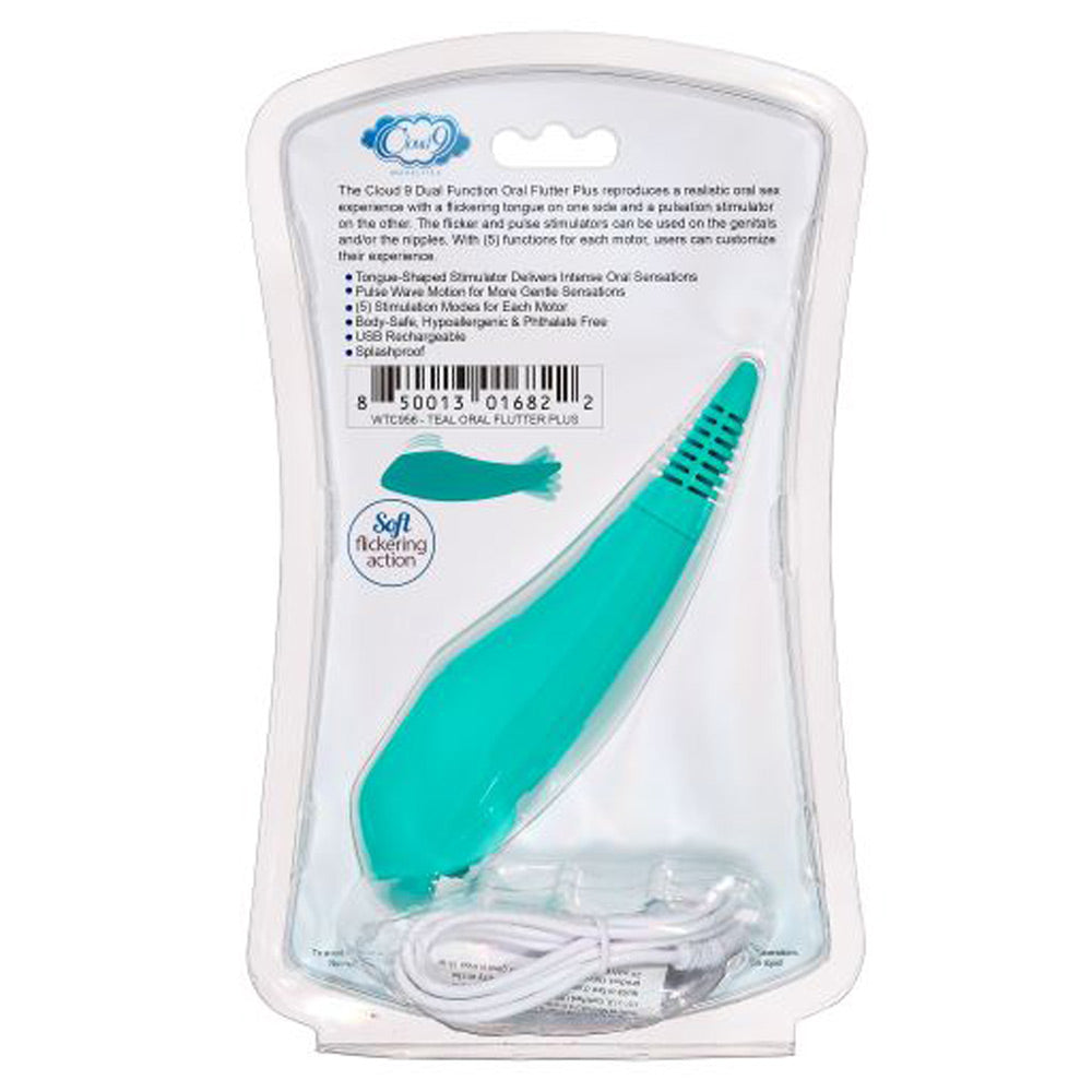 Health and Wellness Oral Flutter Plus - Teal | 850013016822 | Available at EroticWarehouse.com