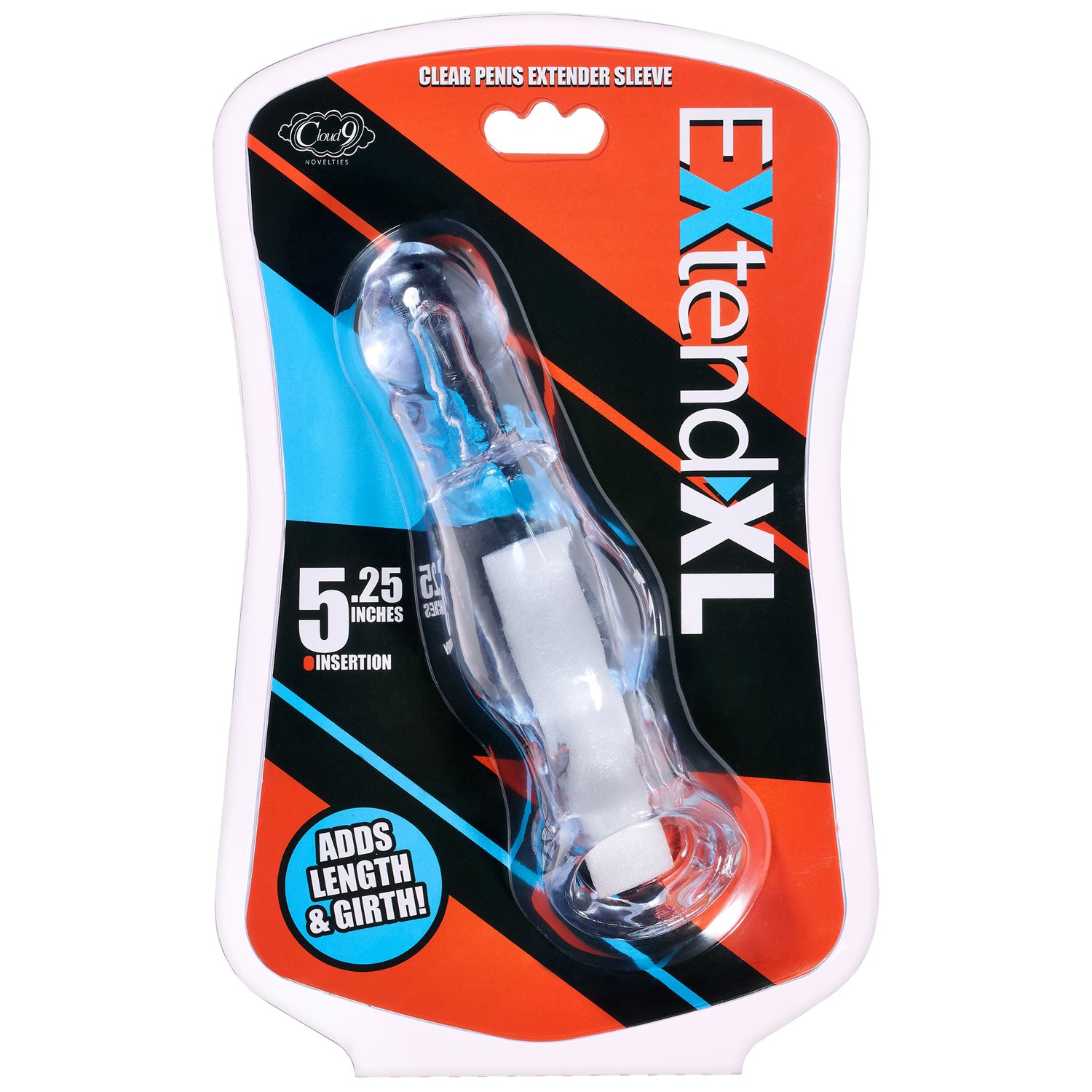 Extend XL Penis Sleeve 5.25" - Clear | 850047085337 | Available at EroticWarehouse.com