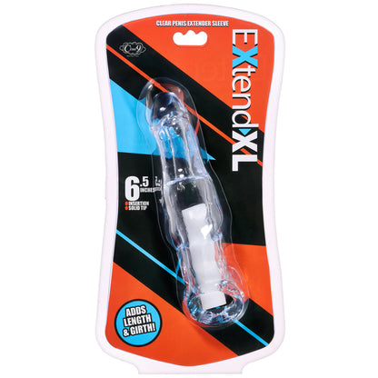 Extend XL Penis Sleeve 6.5" - Clear | 850047085320 | Available at EroticWarehouse.com