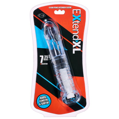 Extend XL Penis Sleeve 7.25" - Clear | 850047085344 | Available at EroticWarehouse.com
