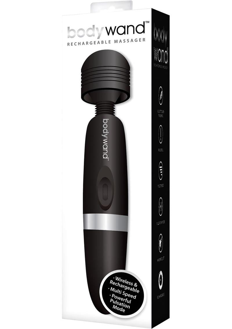 Bodywand Rechargeable Massager - Black | 726633974661 | Available at EroticWarehouse.com