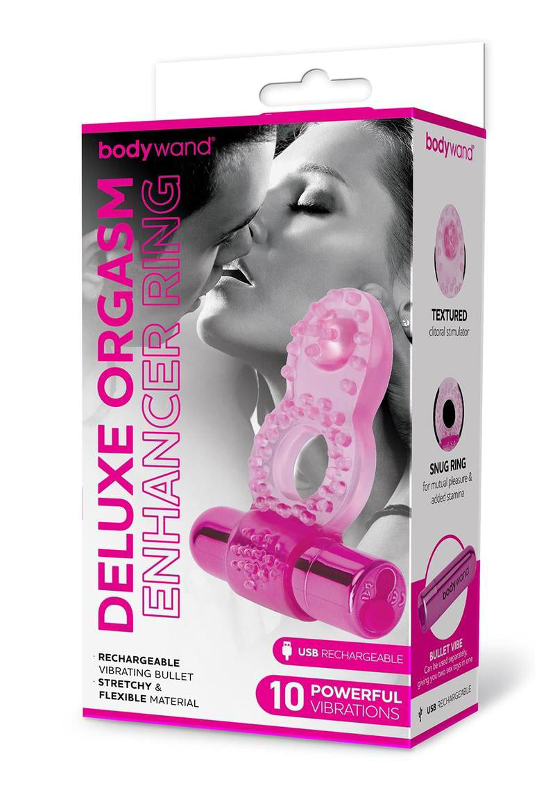 Bodywand Deluxe Orgasm Enhancer Ring - Pink | 848416013296 | Available at EroticWarehouse.com