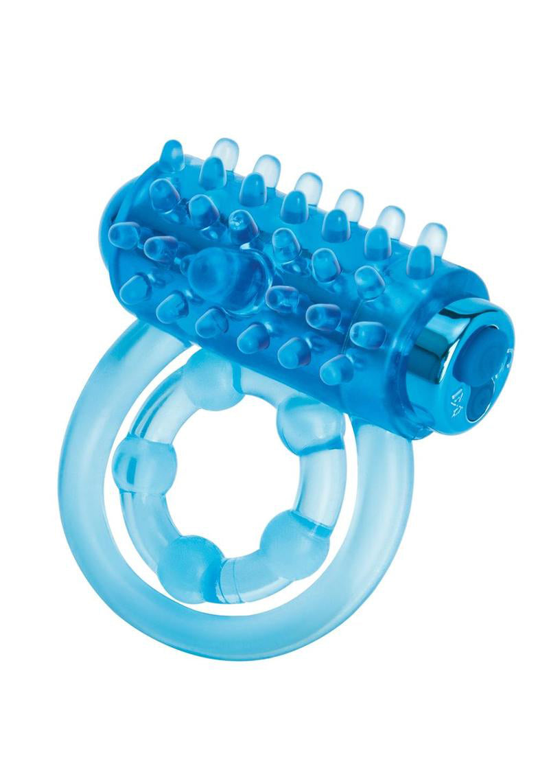 Bodywand Rechargeable Classic Duo Ring - Blue | 848416013302 | Available at EroticWarehouse.com