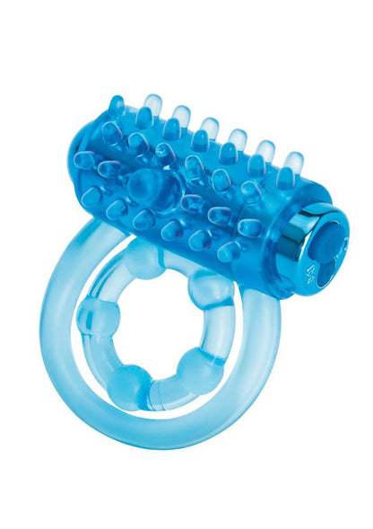 Bodywand Rechargeable Classic Duo Ring - Blue | 848416013302 | Available at EroticWarehouse.com