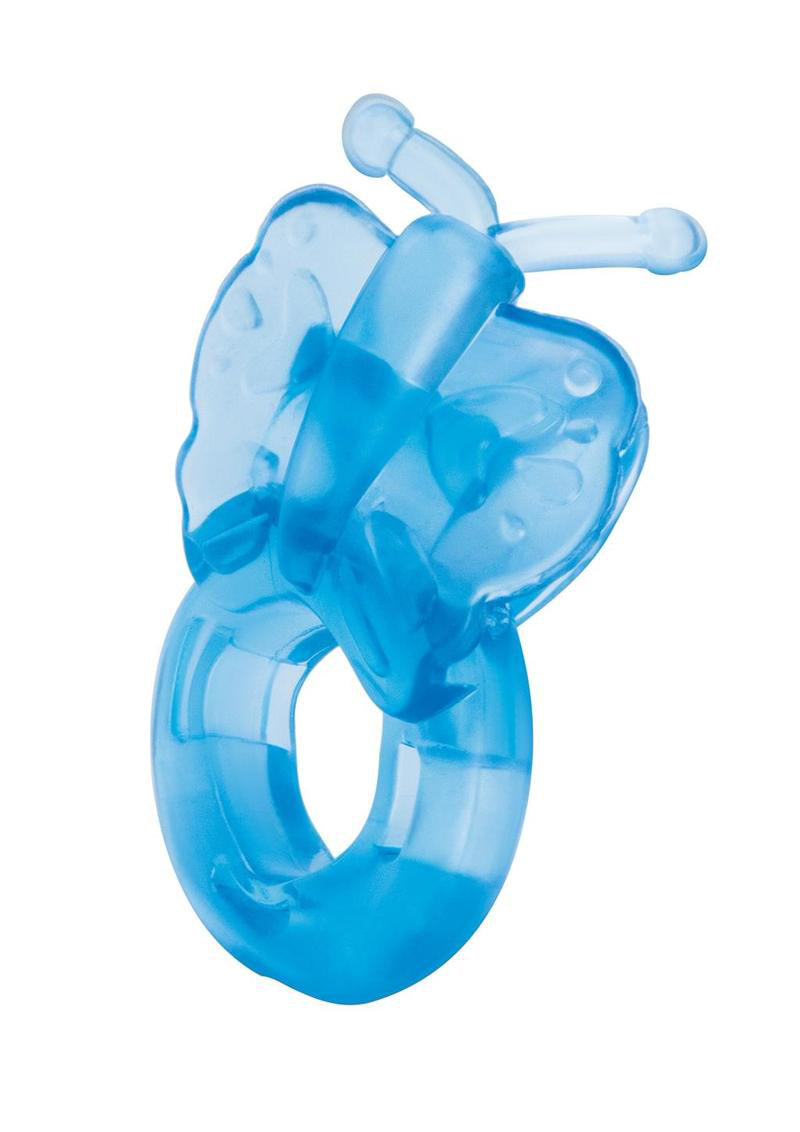 Bodywand Rechargeable Butterfly Ring - Blue | 848416013319 | Available at EroticWarehouse.com
