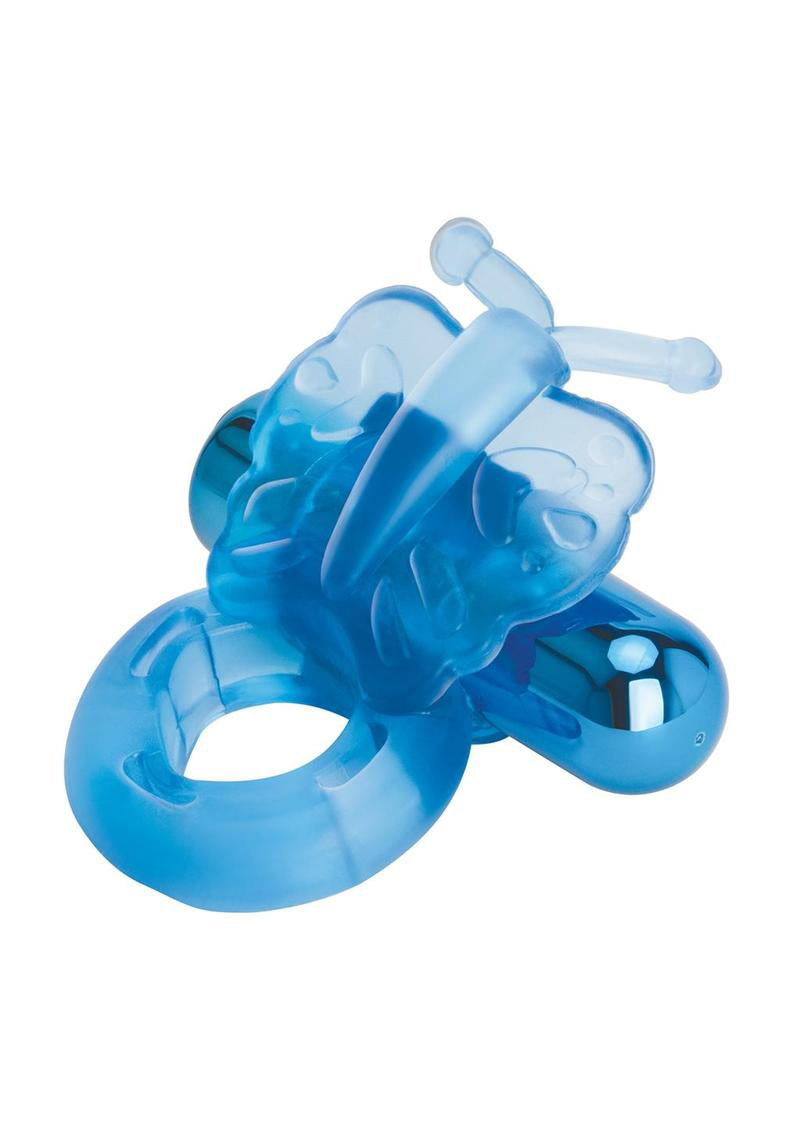 Bodywand Rechargeable Butterfly Ring - Blue | 848416013319 | Available at EroticWarehouse.com