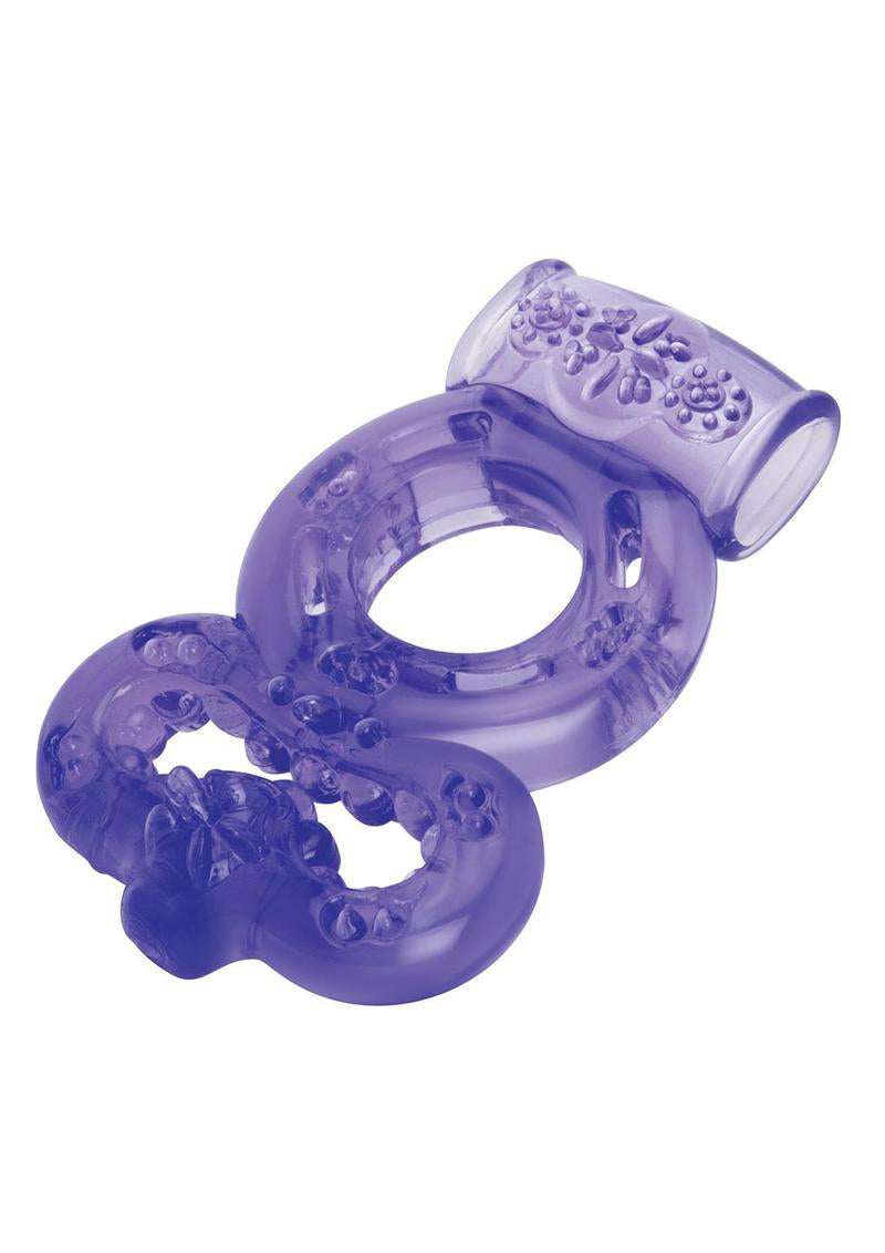 Bodywand Rechargeable Duo Ring - Purple | 848416013326 | Available at EroticWarehouse.com