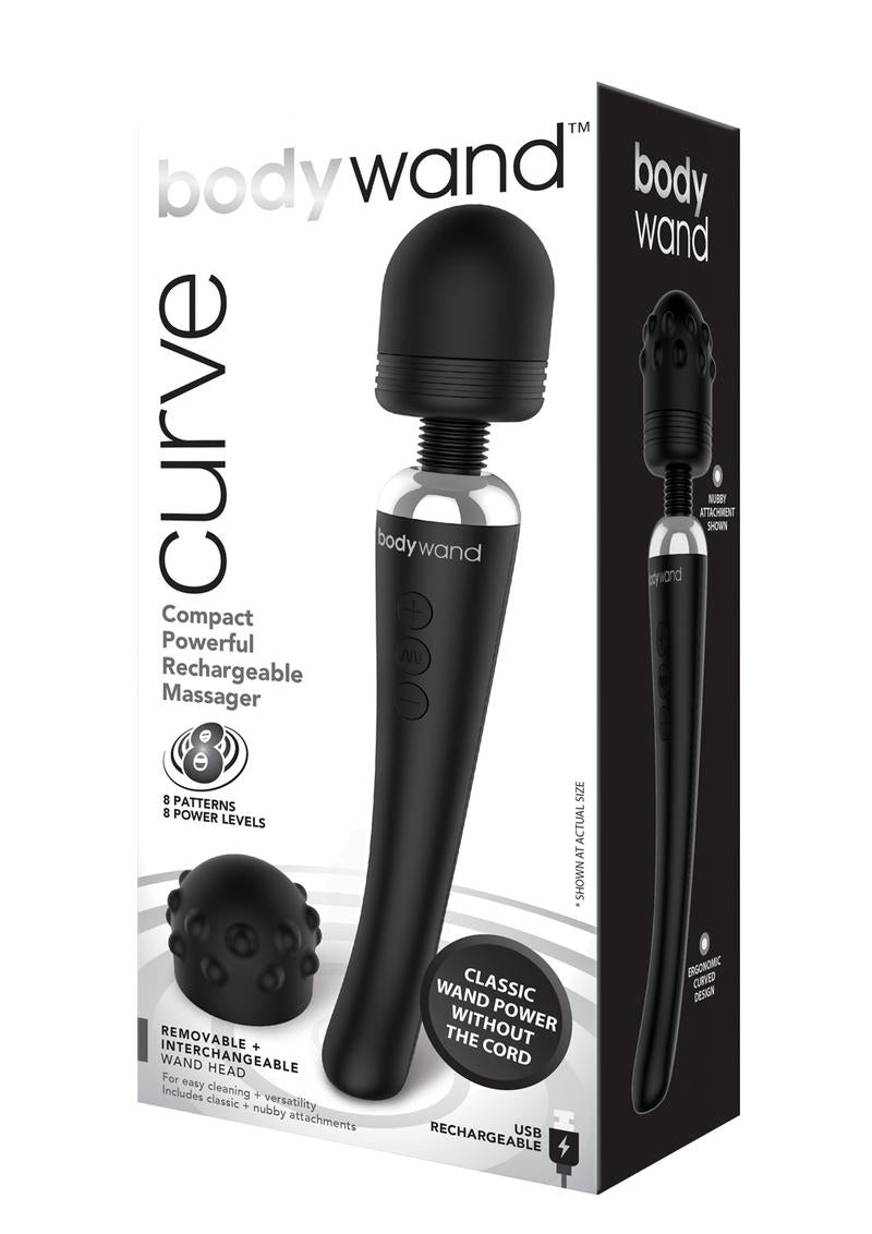 Bodywand Curve Rechargeable - Black | 848416003853 | Available at EroticWarehouse.com