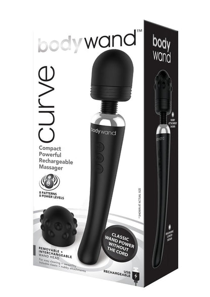 Bodywand Curve Rechargeable - Black | 848416003853 | Available at EroticWarehouse.com