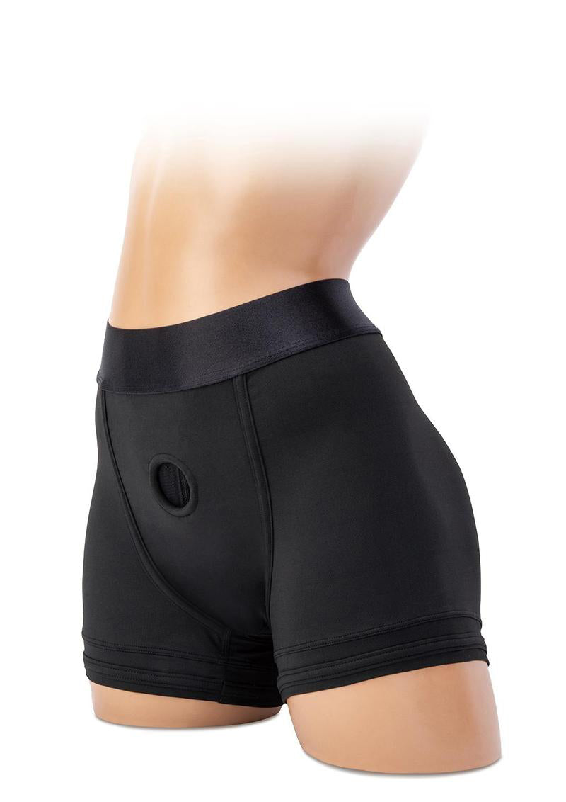 Soft Packing Boxer Brief - Large - Black | 848416007325 | Available at EroticWarehouse.com