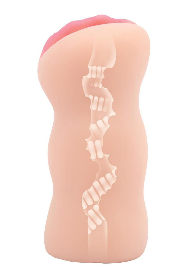 Stroke Off Super Tight Vibe Pussy Stroker - Light | 848416012985 | Available at EroticWarehouse.com