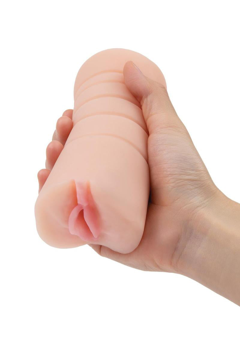 Stroke Off Vibrating Pussy Stroker - Light | 848416013005 | Available at EroticWarehouse.com