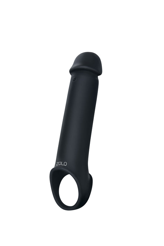 Zolo Vibrating Penis Extender - Black | 848416014002 | Available at EroticWarehouse.com