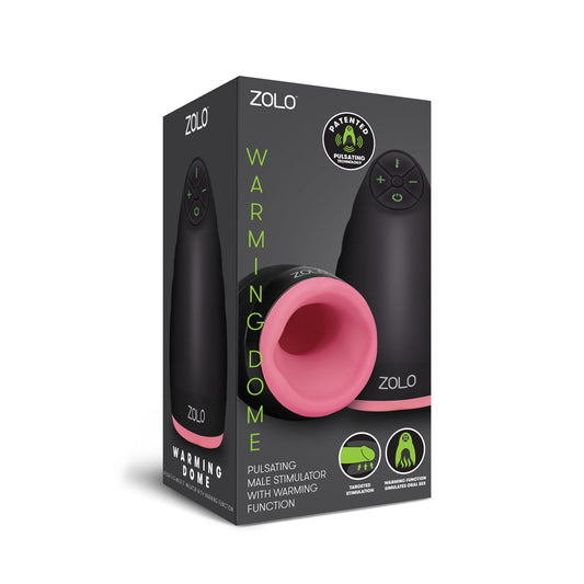 Zolo Warming Dome Pulsating Male Stimulator With Warming Function | 848416003969 | Available at EroticWarehouse.com