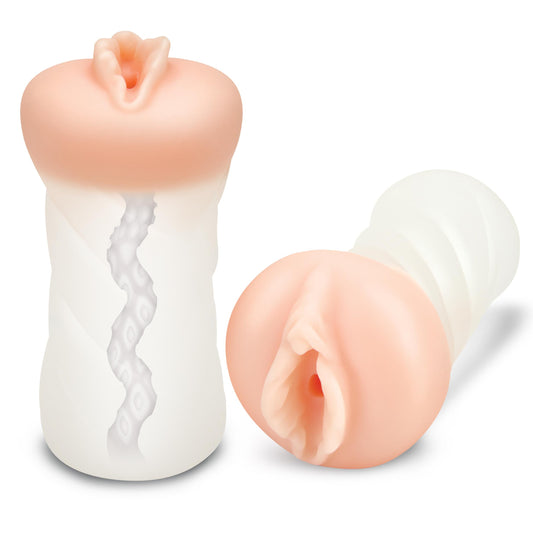Zolo Male Masturbator Clear Girlfriend Pussy Stroker | 848416005208 | Available at EroticWarehouse.com