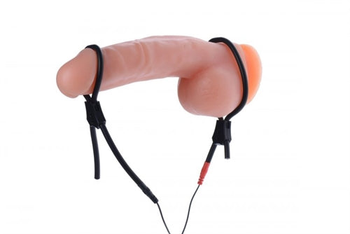 Vigor II Electro Stim Cock and Balls Ties & Frenum Electro Stimulator | 848518020840 | Available at EroticWarehouse.com