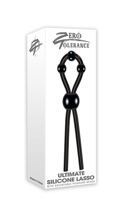 Ultimate Silicone Lasso - Black | 844477013183 | Available at EroticWarehouse.com