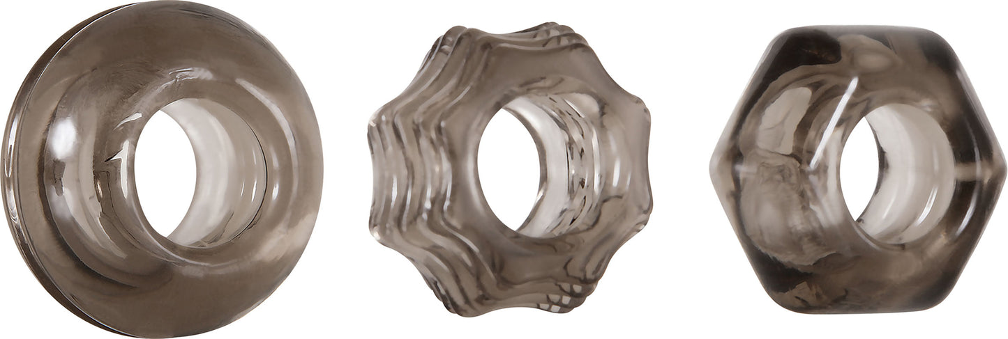 Triple Thick Cockrings | 844477013237 | Available at EroticWarehouse.com