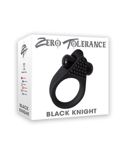 Zero Tolerance Black Knight Cock Ring | 844477013305 | Available at EroticWarehouse.com