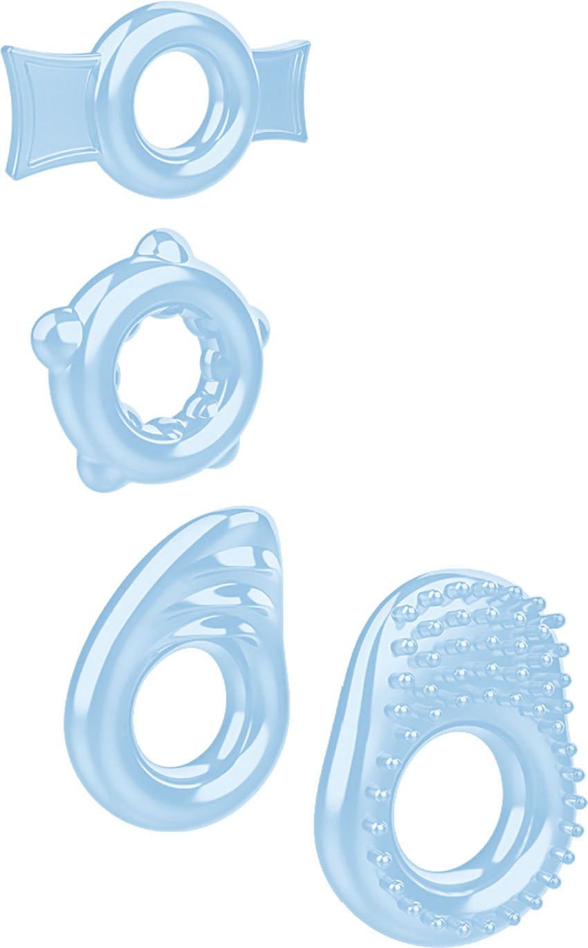 Zero Tolerance Ring Ding Dong - Light Blue | 844477014395 | Available at EroticWarehouse.com