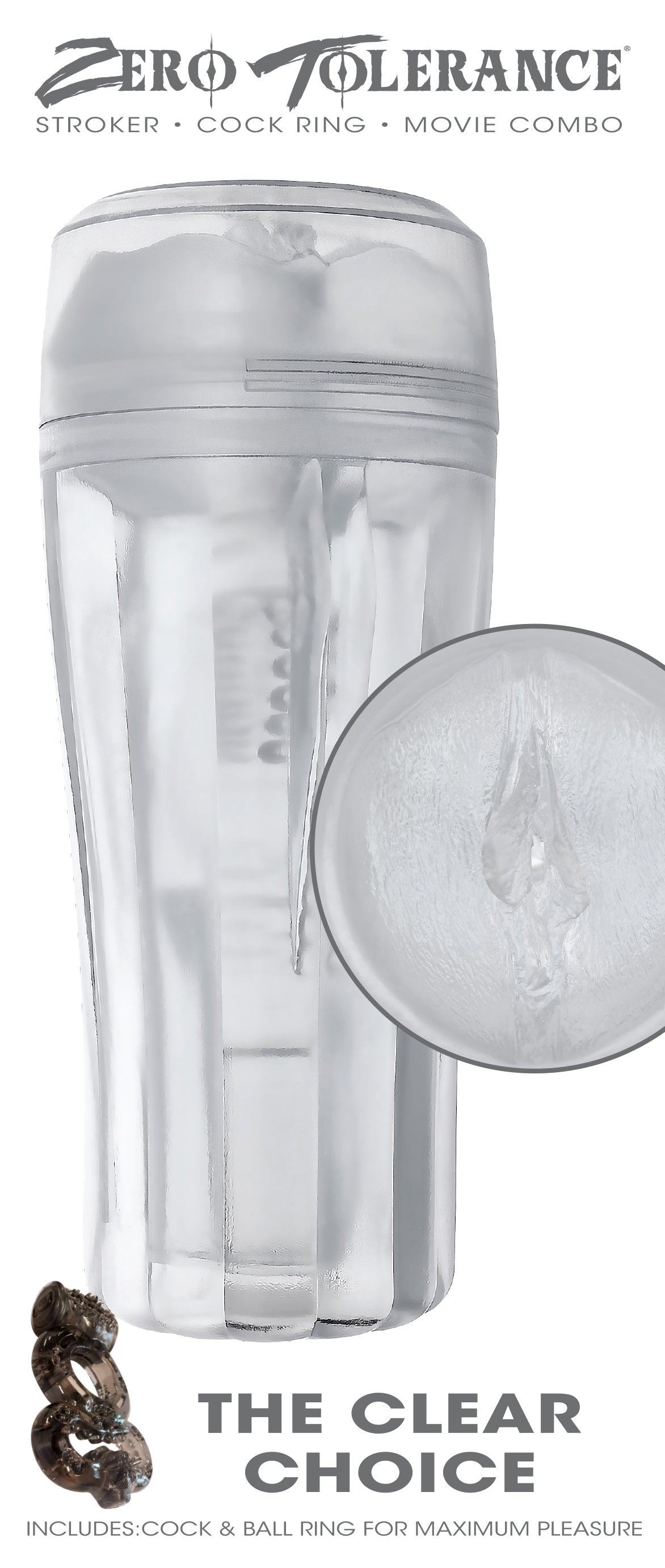 The Clear Choice - Clear | 844477023038 | Available at EroticWarehouse.com