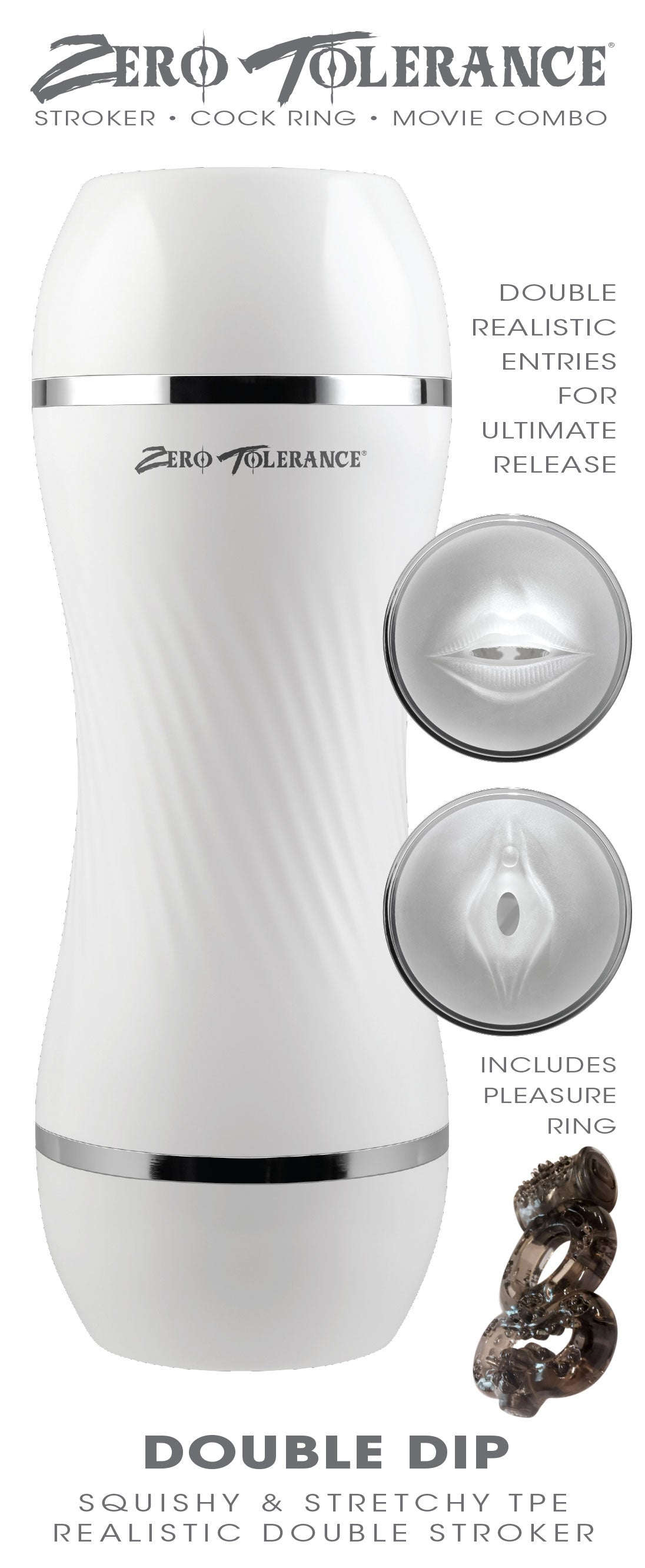 Double Dip - Clear | 844477019529 | Available at EroticWarehouse.com