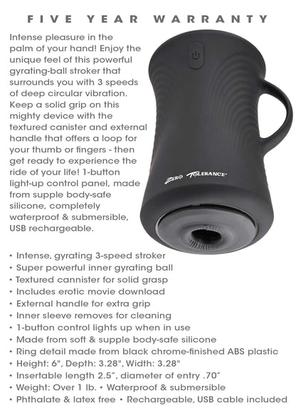 Gyro Stroke - Black | 844477021652 | Available at EroticWarehouse.com