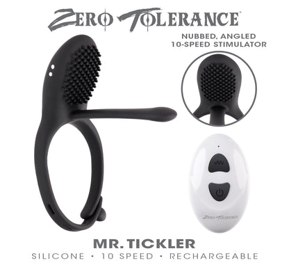 Mr. Tickler - Black | 844477022574 | Available at EroticWarehouse.com