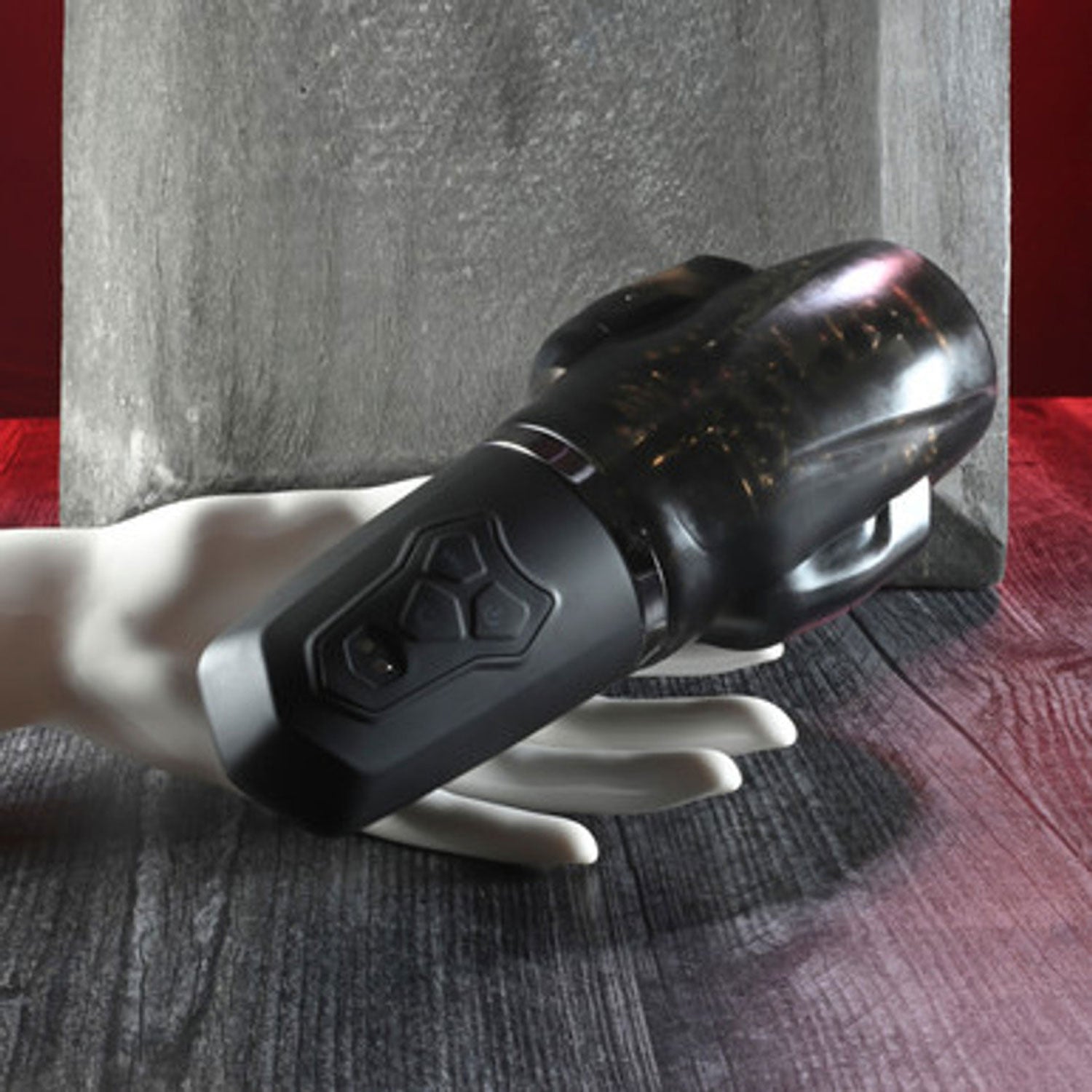A Sucking Good Time Stroker - Black | 844477023663 | Available at EroticWarehouse.com