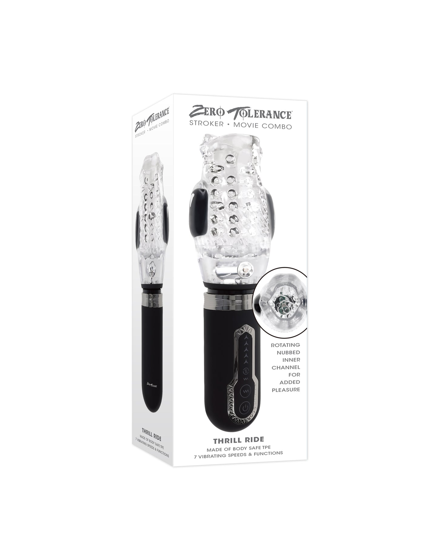 Thrill Ride Black/clear | 844477025162 | Available at EroticWarehouse.com
