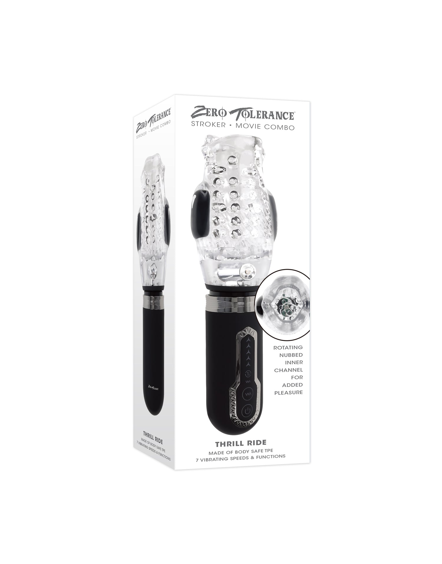 Thrill Ride Black/clear | 844477025162 | Available at EroticWarehouse.com