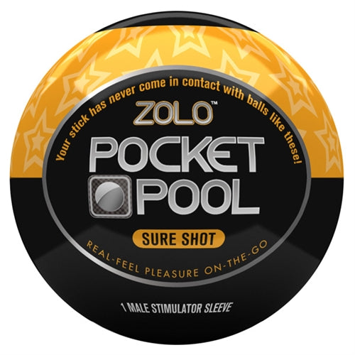 Zolo Pocket Pool Sure Shot | 726633974487 | Available at EroticWarehouse.com