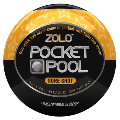 Zolo Pocket Pool Sure Shot | 726633974487 | Available at EroticWarehouse.com