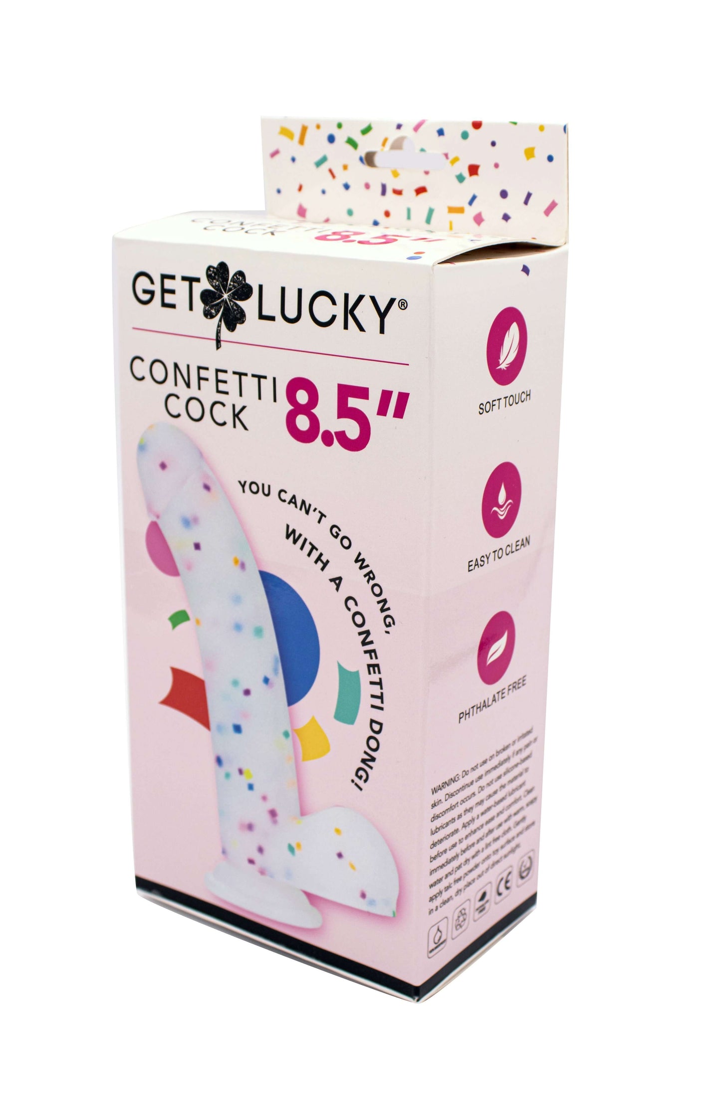 Get Lucky Confetti Cock - 8.5 Inch Dong | 812024034080 | Available at EroticWarehouse.com