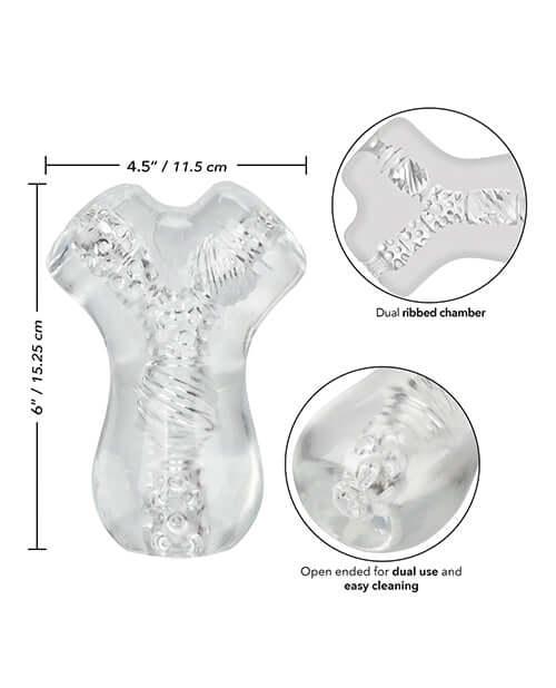 Cyclone Dual Chamber Stroker | 716770106650 | Available at EroticWarehouse.com