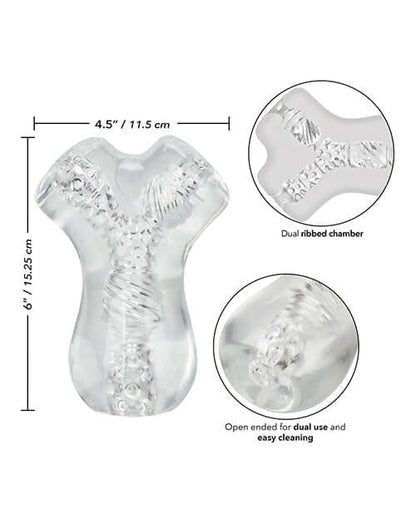 Cyclone Dual Chamber Stroker | 716770106650 | Available at EroticWarehouse.com
