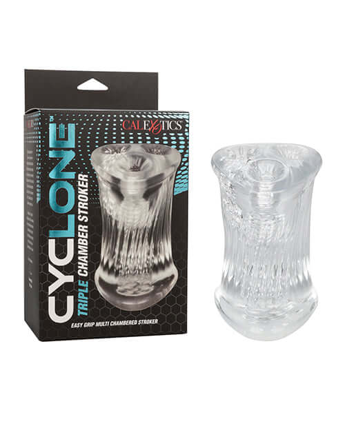 Cyclone Triple Chamber Stroker | 716770106667 | Available at EroticWarehouse.com