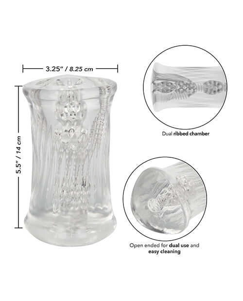 Cyclone Triple Chamber Stroker | 716770106667 | Available at EroticWarehouse.com