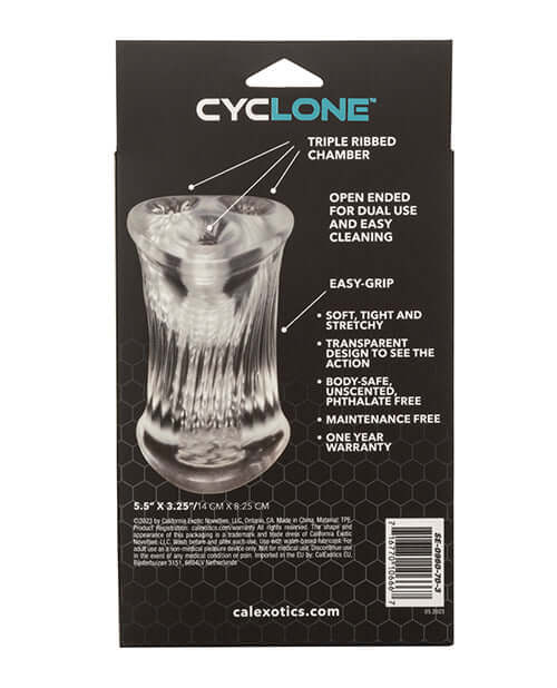 Cyclone Triple Chamber Stroker | 716770106667 | Available at EroticWarehouse.com
