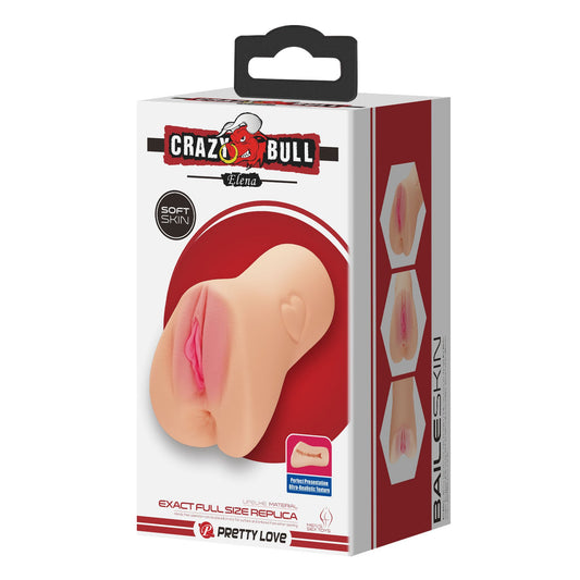 Elena Vagina Shaped Masturbator - Light | 6959532329186 | Available at EroticWarehouse.com