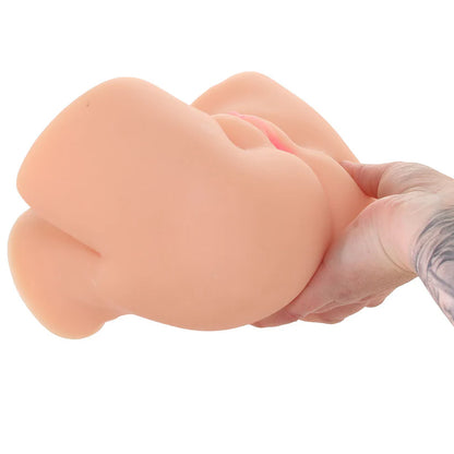 Shake That Ass Vibrate Mega Masturbator - Light - Pussy & Ass Style Stroker | 603912775839 | Available at EroticWarehouse.com